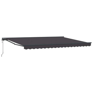 vidaXL Electric Retractable Awning Anthracite 4 x 2 m