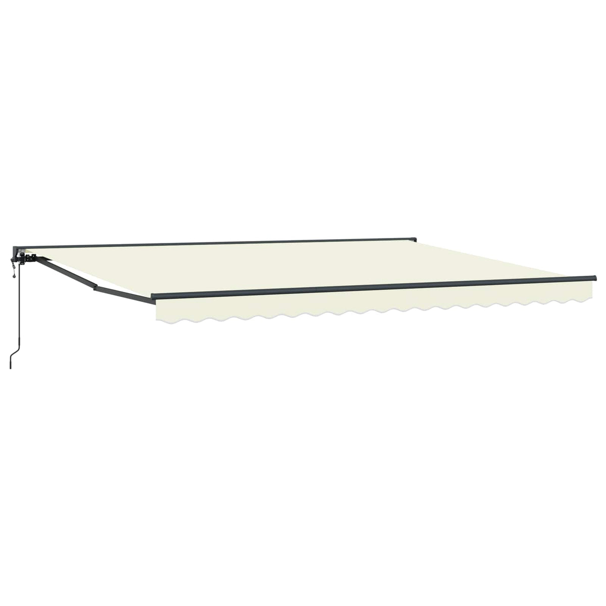 Elektrische Markise 4x3,5m Creme/Anthrazit