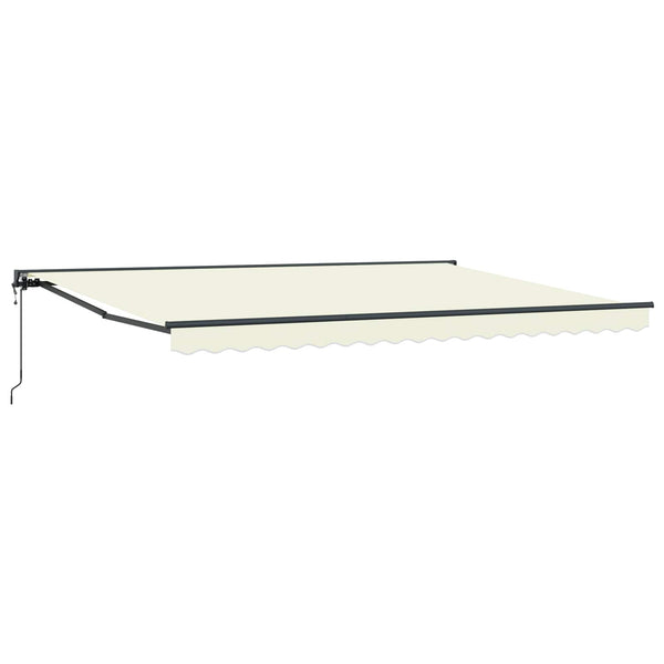 Elektrische Markise 4x3,5m Creme/Anthrazit