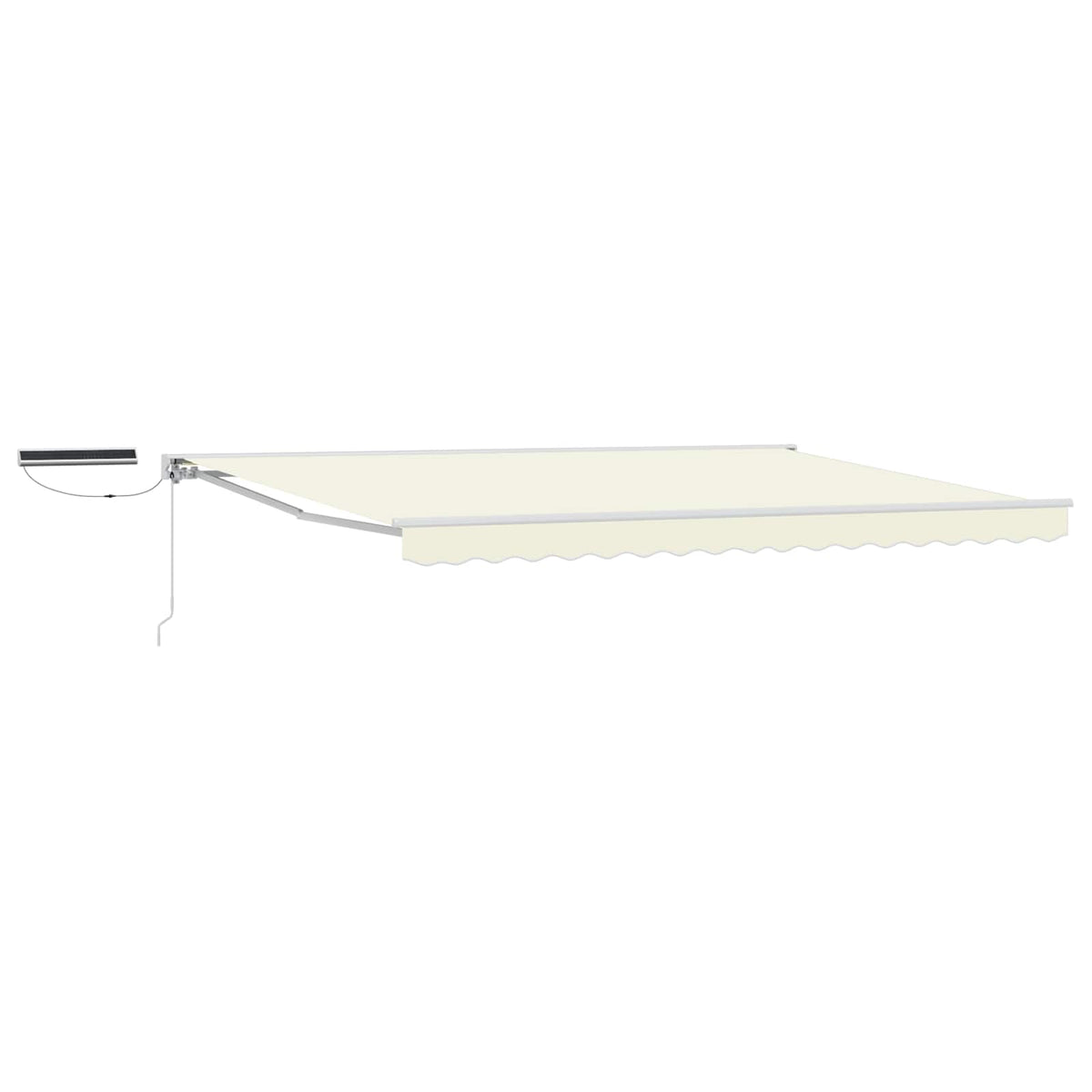 Elektrische Ausziehbare Markise 4x3m Creme/Weiß