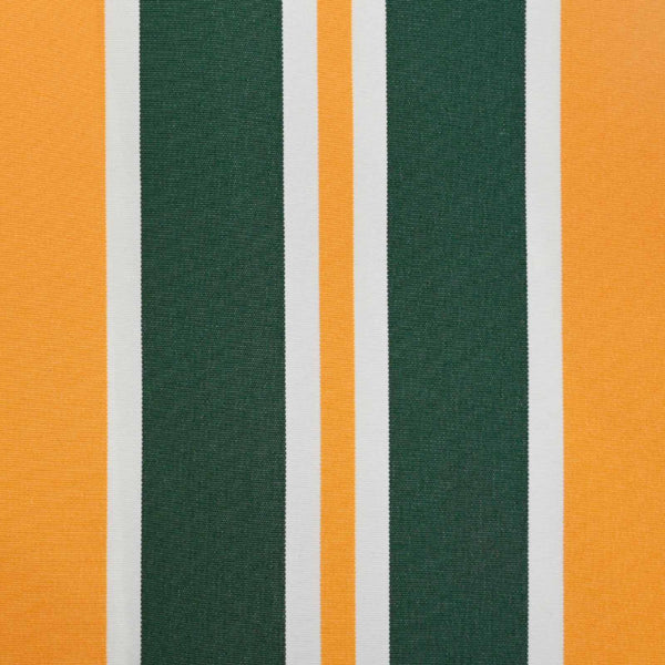 vidaXL Electric Retractable Awning Green, Yellow, White 5 x 3.5 m