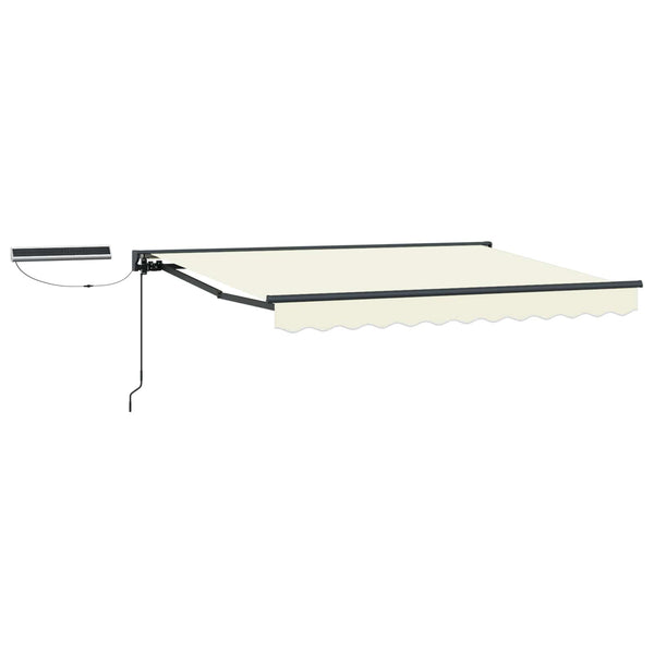 Elektrische Markise 3x2m Creme/Anthrazit