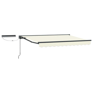 Elektrische Markise 3x2,5m Creme & Anthrazit