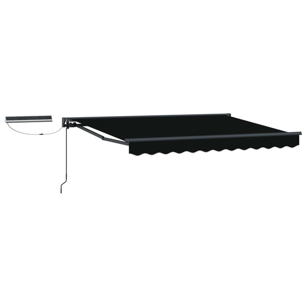 Elektrische Markise 3x2,5 m, Schwarz & Anthrazit