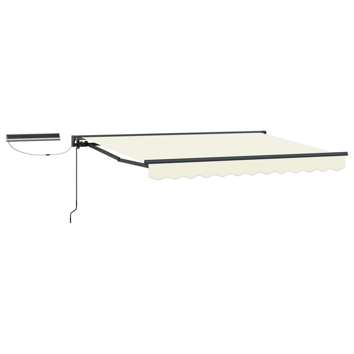 Elektrische Markise 3,5x2,5m Creme Anthrazit