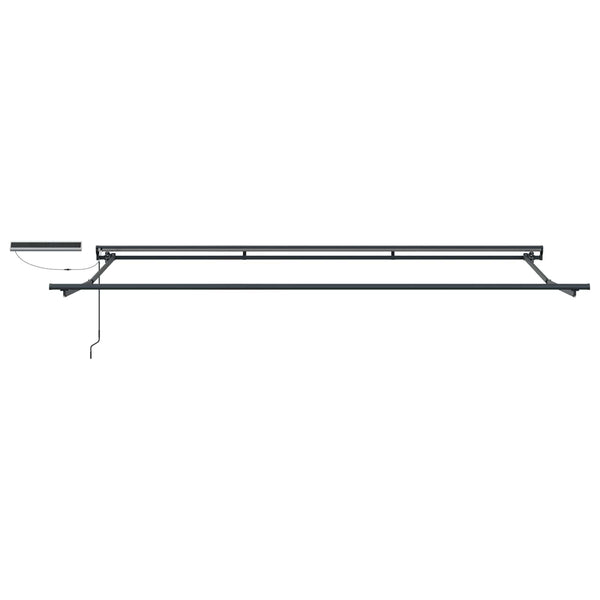 vidaXL Electric Retractable Awning Yellow, Grey, Anthracite 4 x 3 m