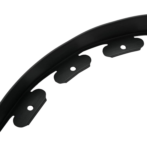 vidaXL Lawn Edging Black 4000 x 4 x 5 cm Plastic