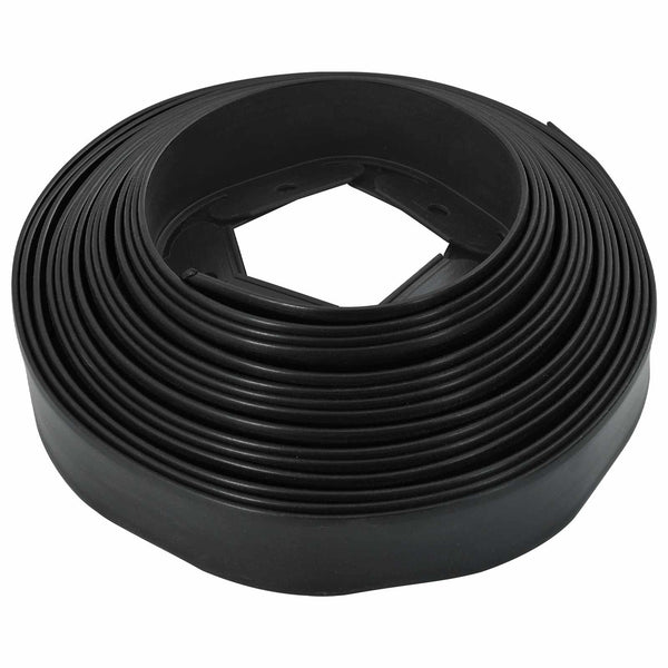 vidaXL Lawn Edging Black 4000 x 4 x 5 cm Plastic