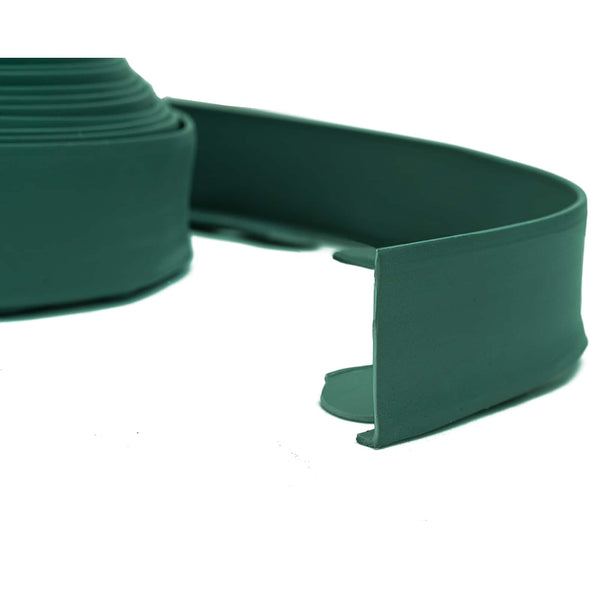 vidaXL Lawn Edging Green 1000 x 4 x 5 cm Plastic