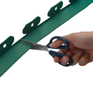 vidaXL Lawn Edging Green 1000 x 4 x 5 cm Plastic