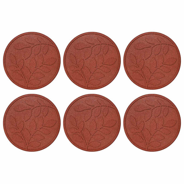 Gummistufensteine Rot, 6er-Set