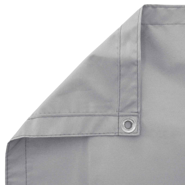 Balkonsichtschutz Hellgrau 100x700 cm Oxford-Gewebe