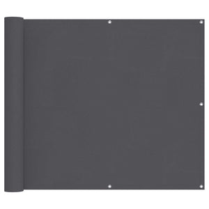 vidaXL Balcony Privacy Screen Anthracite 100 x 200 cm Oxford Fabric
