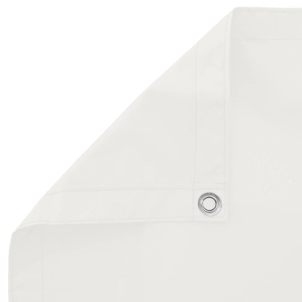 vidaXL Balcony Privacy Screen White 110 x 300 cm Oxford Fabric