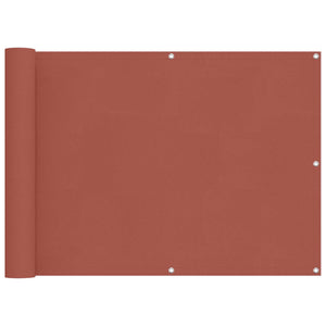 vidaXL Balcony Privacy Screen Terracotta 75 x 200 cm