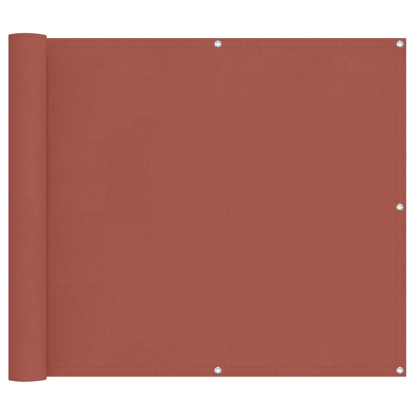 vidaXL Balcony Privacy Screen Terracotta 100 x 300 cm Oxford Fabric