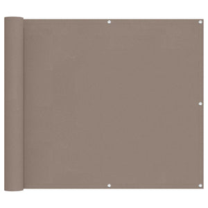 Balkonsichtschutz Taupe Oxford 100x600cm