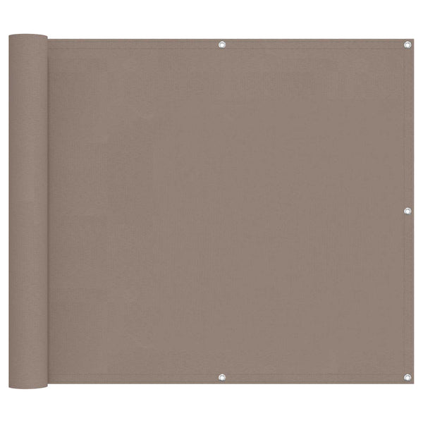 Taupe Balkonsichtschutz 100 x 1000 cm