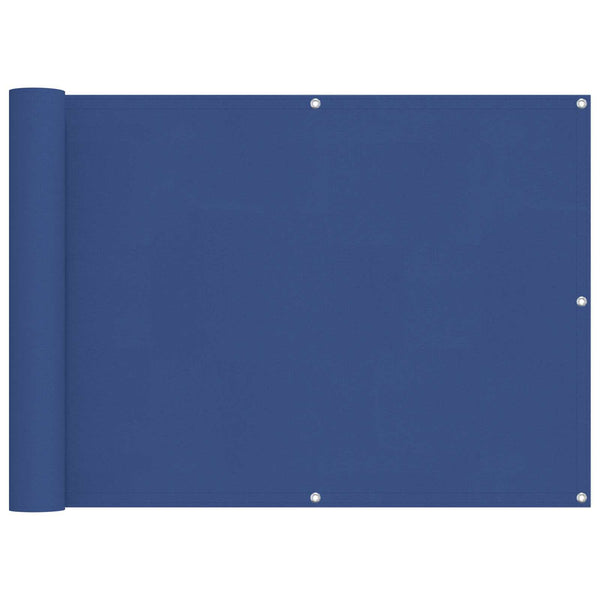 Blauer Balkonsichtschutz 75x200 cm
