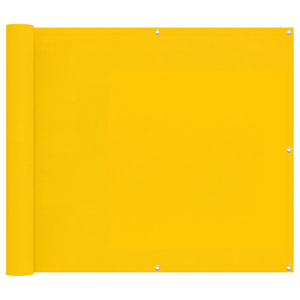 Gelber Balkonsichtschutz 90 x 200 cm