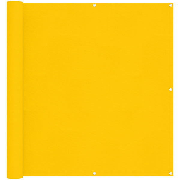 Gelber Balkonsichtschutz 110x500cm Oxford-Gewebe