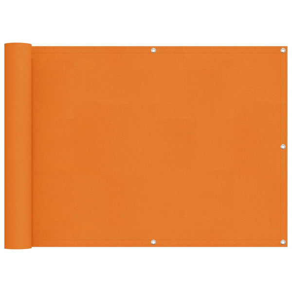 Oranger Balkonsichtschutz 75x200cm