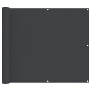 vidaXL Balcony Privacy Screen Black 100 x 300 cm Oxford Fabric