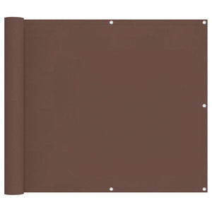 vidaXL Balcony Privacy Screen Brown 100 x 800 cm Oxford Fabric