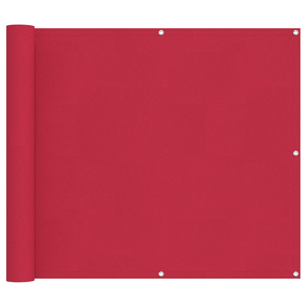 Balkonsichtschutz Bordeauxrot 100x500cm Oxford-Gewebe