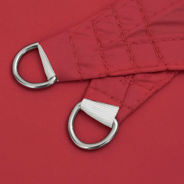 vidaXL Sun Shade Sail Red 6 x 2.5 m 100% Polyester Oxford