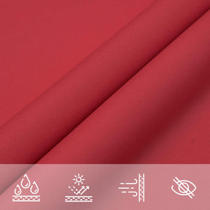 vidaXL Sun Shade Sail Red 6 x 2.5 m 100% Polyester Oxford