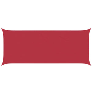 vidaXL Sun Shade Sail Red 6 x 2.5 m 100% Polyester Oxford