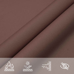 vidaXL Sun Shade Sail Brown 6 x 2.5 m 100% Polyester Oxford