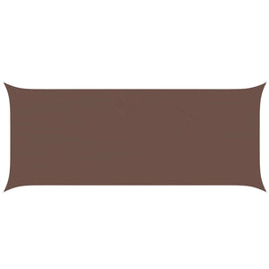 vidaXL Sun Shade Sail Brown 6 x 2.5 m 100% Polyester Oxford