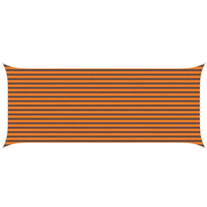 vidaXL Awning Orange and Brown 6 x 2.5 m 100% Polyester Oxford