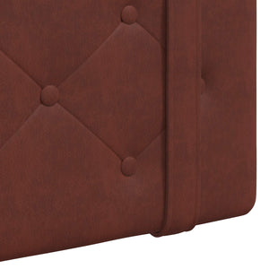 vidaXL Hanging Headboard Antique PU