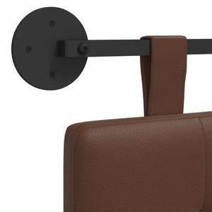 vidaXL Hanging Headboard Brown Artificial Leather