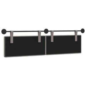 vidaXL Fabric Hanging Headboard