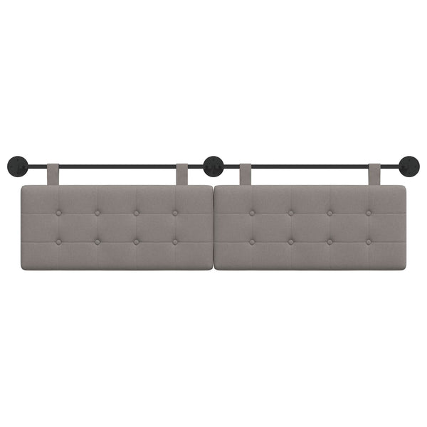 vidaXL Fabric Hanging Headboard