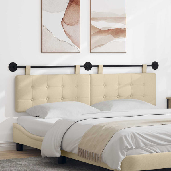 vidaXL Fabric Hanging Headboard