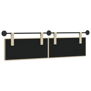 vidaXL Fabric Hanging Headboard
