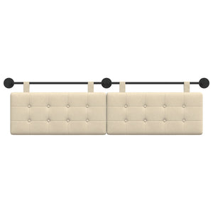 vidaXL Fabric Hanging Headboard