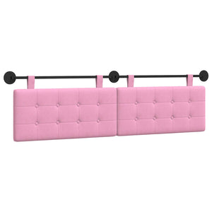 vidaXL Fabric Hanging Headboard