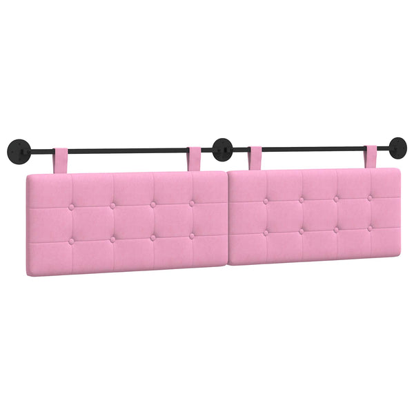 vidaXL Fabric Hanging Headboard