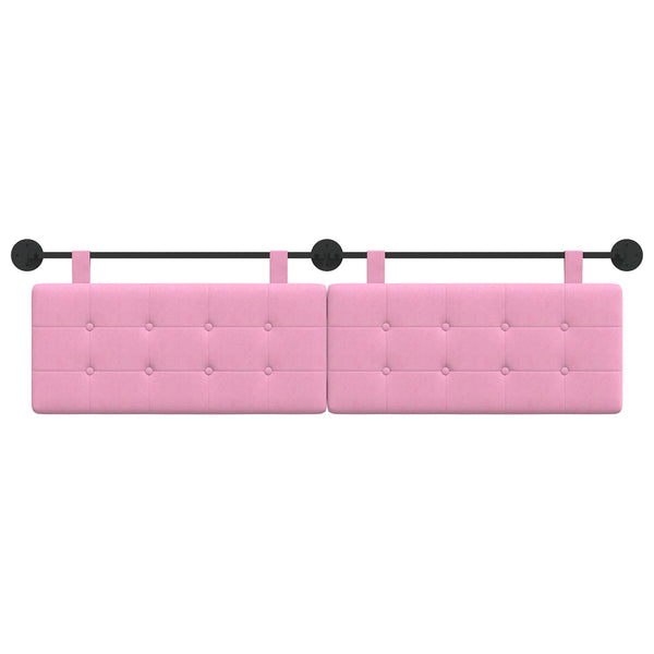 vidaXL Fabric Hanging Headboard