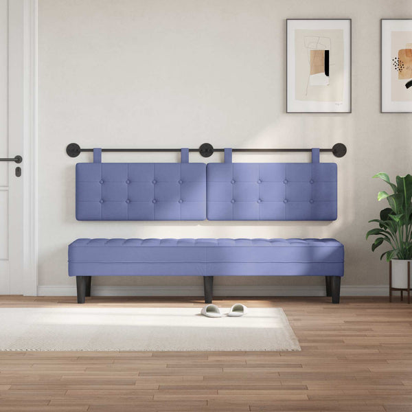 vidaXL Fabric Hanging Headboard
