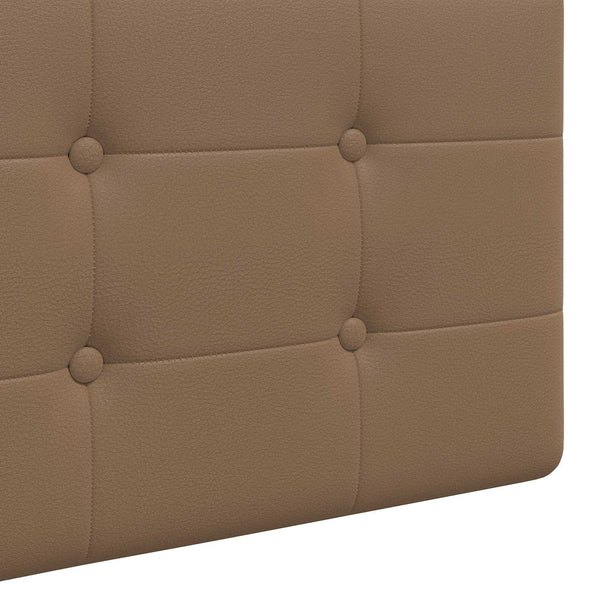 vidaXL Hanging Headboard Cappuccino Faux Leather