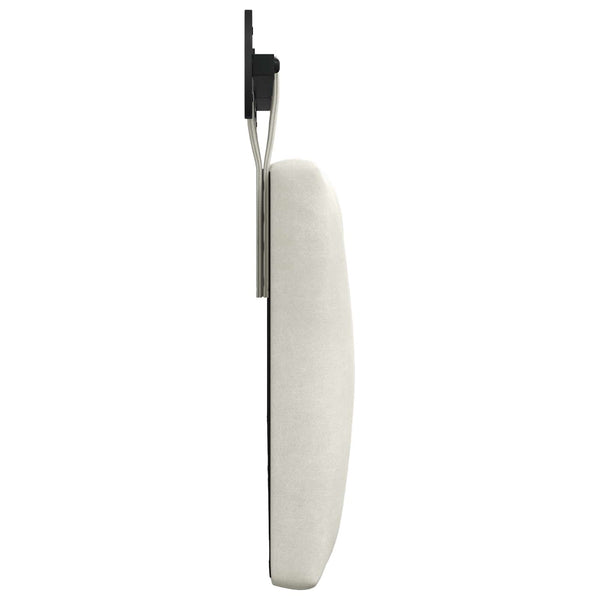 vidaXL Hanging Headboard Cream Velvet