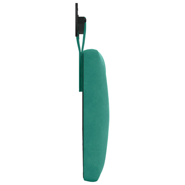 vidaXL Hanging Headboard Turquoise Velvet