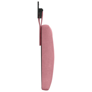 vidaXL Wall-Mounted Headboard Pink Velvet